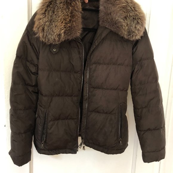 Womens Prada Jacket with Fur Collar - Picture 4 of 9